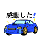 Life with cars (blue＆yellow)（個別スタンプ：29）
