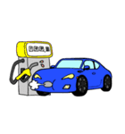 Life with cars (blue＆yellow)（個別スタンプ：31）