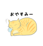 ゴールデンレトリバー犬と猫とパンダ。（個別スタンプ：11）