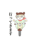 ゴールデンレトリバー犬と猫とパンダ。（個別スタンプ：25）