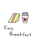 It's my daily life ！（個別スタンプ：4）