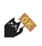 黒ねこのおはぎと仲間たち（個別スタンプ：2）