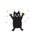 黒ねこのおはぎと仲間たち（個別スタンプ：9）
