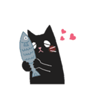 黒ねこのおはぎと仲間たち（個別スタンプ：10）