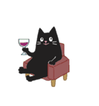 黒ねこのおはぎと仲間たち（個別スタンプ：20）