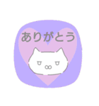 むひょうじょうネコ ゆめかわver.（個別スタンプ：1）