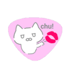 むひょうじょうネコ ゆめかわver.（個別スタンプ：5）