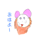 こどもがかいた絵のすたんぷ（個別スタンプ：1）