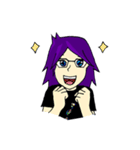 Avelix the Cool, Geek, and Tomboy Girl（個別スタンプ：4）