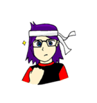 Avelix the Cool, Geek, and Tomboy Girl（個別スタンプ：5）