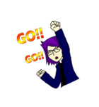 Avelix the Cool, Geek, and Tomboy Girl（個別スタンプ：7）