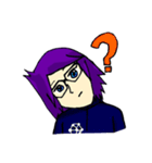 Avelix the Cool, Geek, and Tomboy Girl（個別スタンプ：14）