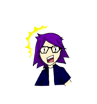 Avelix the Cool, Geek, and Tomboy Girl（個別スタンプ：15）