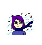Avelix the Cool, Geek, and Tomboy Girl（個別スタンプ：17）