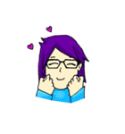 Avelix the Cool, Geek, and Tomboy Girl（個別スタンプ：19）