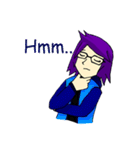 Avelix the Cool, Geek, and Tomboy Girl（個別スタンプ：20）