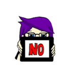 Avelix the Cool, Geek, and Tomboy Girl（個別スタンプ：23）