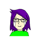 Avelix the Cool, Geek, and Tomboy Girl（個別スタンプ：26）