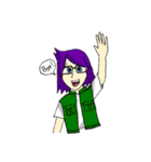 Avelix the Cool, Geek, and Tomboy Girl（個別スタンプ：33）