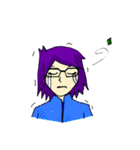 Avelix the Cool, Geek, and Tomboy Girl（個別スタンプ：36）