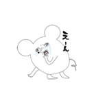 働くねずみさん（個別スタンプ：4）