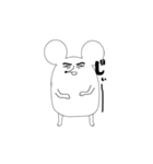 働くねずみさん（個別スタンプ：8）