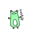 カエルスタンプ(カラフル仕様)（個別スタンプ：10）