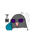 ボタンインコです。（個別スタンプ：4）