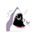 Stylish shark sticker（個別スタンプ：8）
