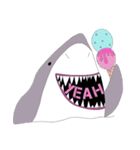 Stylish shark sticker（個別スタンプ：9）