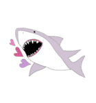 Stylish shark sticker（個別スタンプ：18）