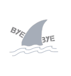 Stylish shark sticker（個別スタンプ：21）