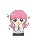 Petty female Chubby (Work series)（個別スタンプ：31）