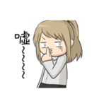 Petty female Chubby (Work series)（個別スタンプ：37）