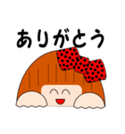 落ち着き女子まる子日本語バージョン（個別スタンプ：22）