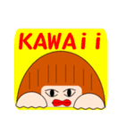 落ち着き女子まる子日本語バージョン（個別スタンプ：40）