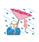 梅雨＆夏に使える〜セキセイインコ（個別スタンプ：16）