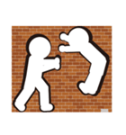 Hit the wall（個別スタンプ：32）
