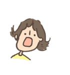yellow clothes girl（個別スタンプ：10）