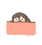yellow clothes girl（個別スタンプ：13）