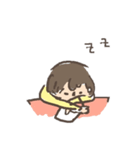 yellow clothes girl（個別スタンプ：19）