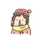 yellow clothes girl（個別スタンプ：29）