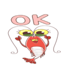 Cute Shrimp（個別スタンプ：3）