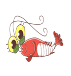 Cute Shrimp（個別スタンプ：8）