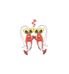 Cute Shrimp（個別スタンプ：9）