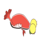 Cute Shrimp（個別スタンプ：18）