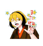 【創作】男性キャラしかいないスタンプ（個別スタンプ：7）