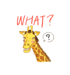 Jinjin Happy Giraffe（個別スタンプ：1）