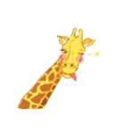 Jinjin Happy Giraffe（個別スタンプ：2）