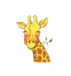 Jinjin Happy Giraffe（個別スタンプ：4）